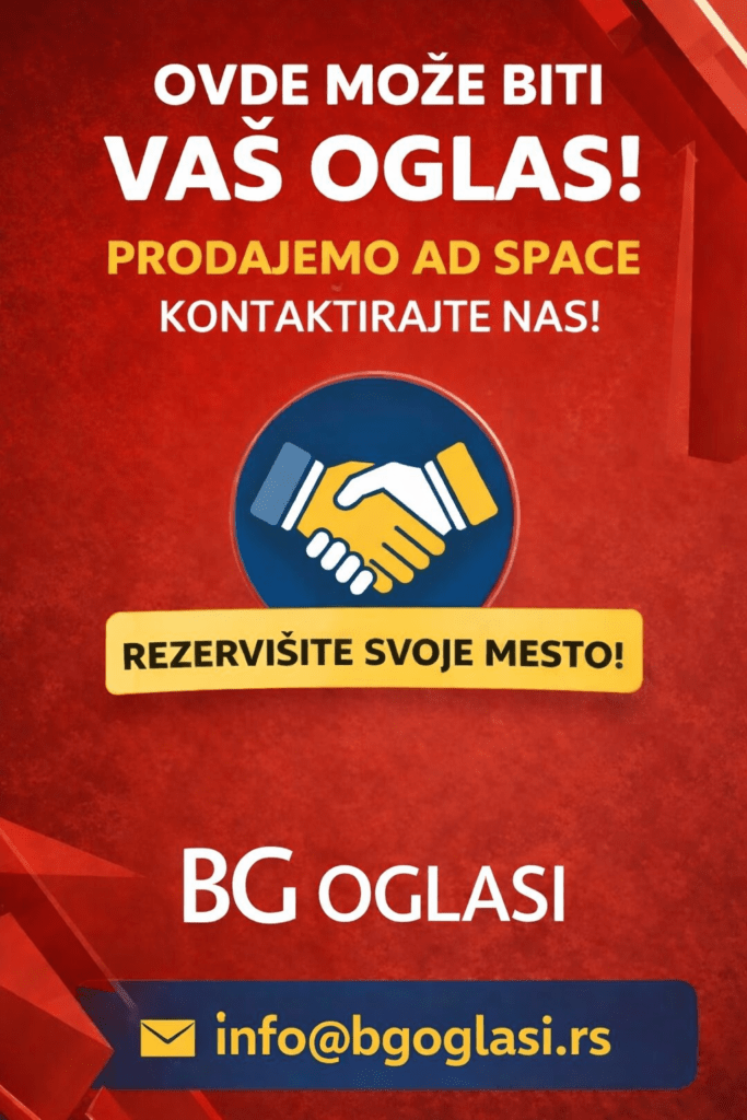 Baner za oglašavanje na sajtu BG oglasi zakup reklamnog prostora