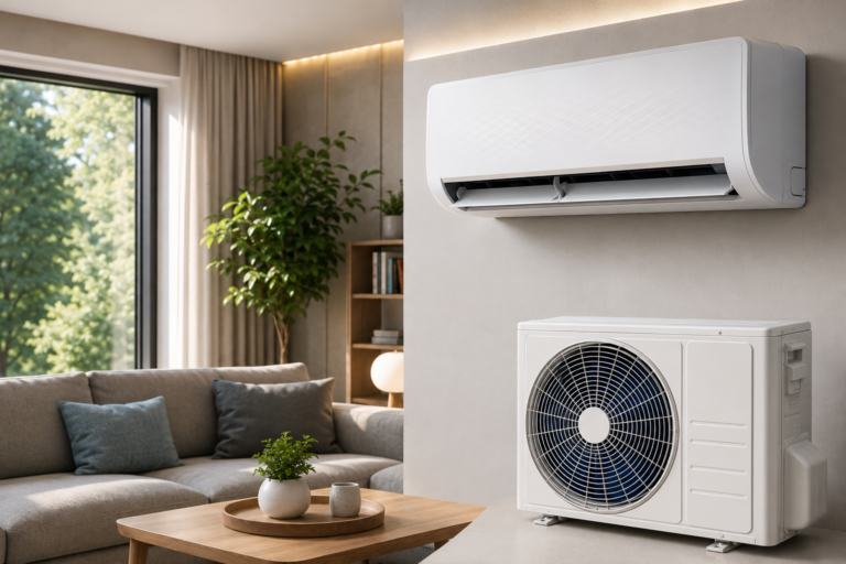 Midea inverter klima u modernom dnevnom boravku